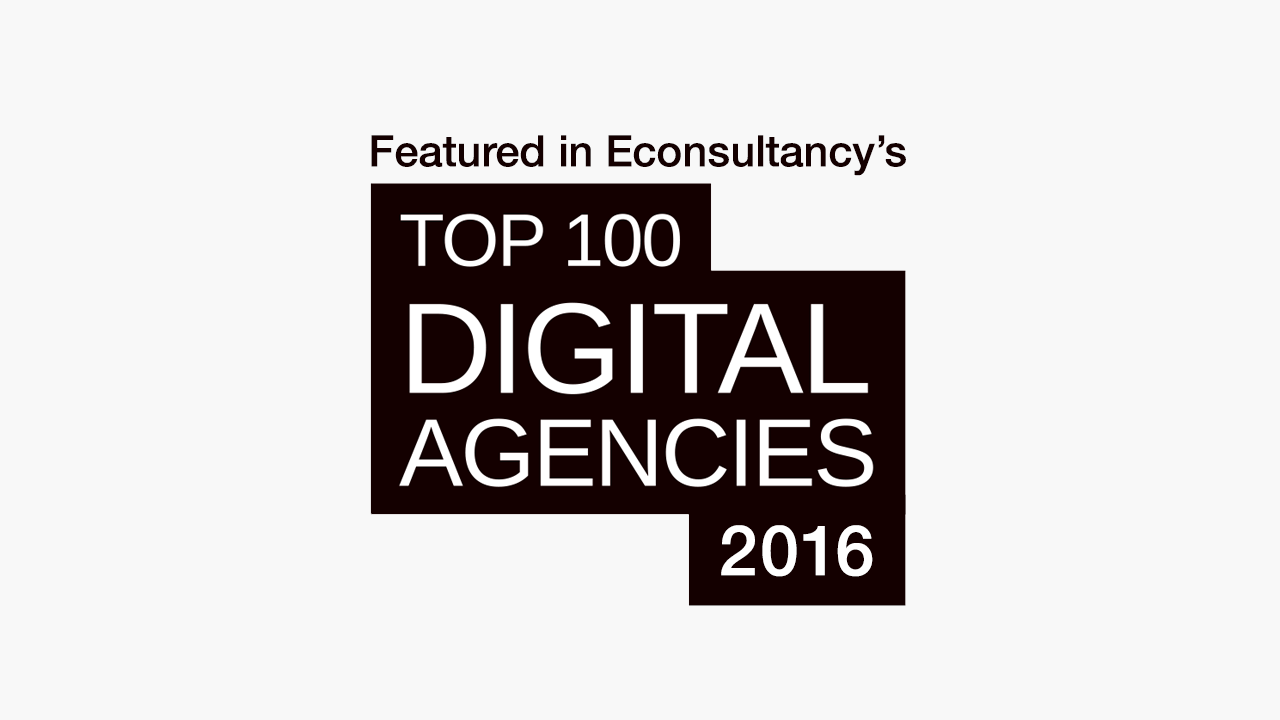 Isobar UK Ranked Top 20 in Econsultancy's Top 100 Digital Agencies 2016