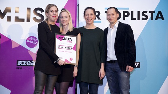 We are ranked as second best communication agency in Hungary