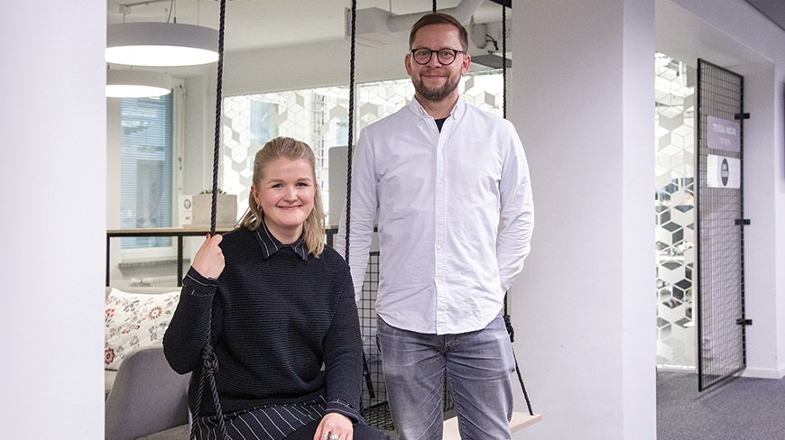 Tuomas Pekkanen ja Maija Virtanen Isobariin