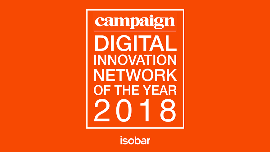 Isobar wins Campaign EMEA Digital Innovation Network of the Year